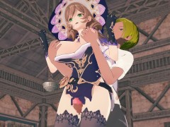 【原神 リサ・ミンツ】3Dエロアニメーション(背後乳揉み⇒手マン⇒手コキ⇒フェラ⇒セックス) - Screenshot 2 of 16 - Hentai Blowjob