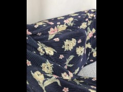 Twitching penis pitches a tent