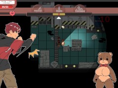 flirting with a busty 18 years blondie