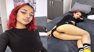 Latina Goth Teen Slut Cum Facial 18-Year-Old Latina Porn Casting