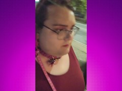 Sissy whores herself out on the street