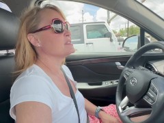 Masturbating while Driving, Topless,  and Flashing Shopping 13/16