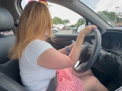 Masturbating while Driving, Topless,  and Flashing Shopping 9/16
