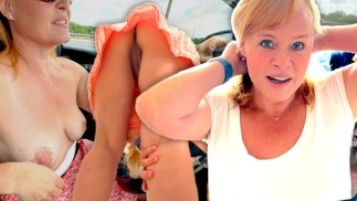 Masturbarsi durante la guida, in topless e fare shopping lampeggiante