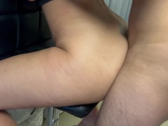 hard and fast sex on the chair and she loves it