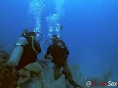 Fucking Under the Sea, Part 1 - We Almost Got Caught by a Group of Divers!