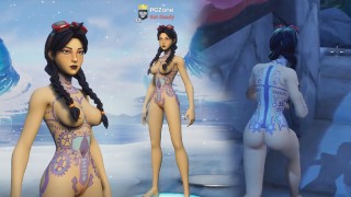 Playing With Jules' Nude Skin In Fortnite's Mod