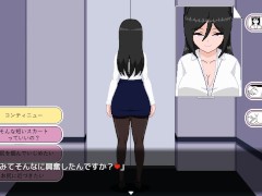 【今月の口! 実況(体験版)】巨乳OLと仕事中セックスできるドットアニメーションエロゲー。(おさわり&手コキ&フェラ&セックス) 3/16