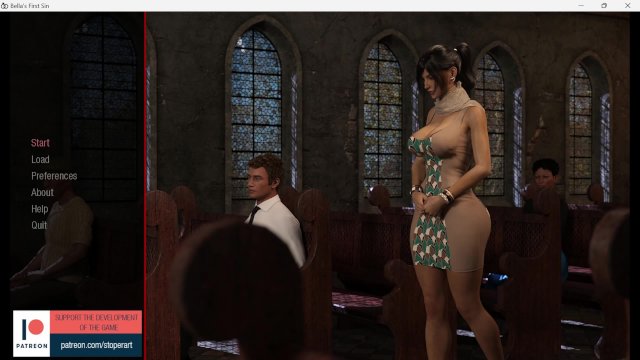 Bella's First Sin Part 1: Slutty Wife Seduces 2 Old Men in the Church