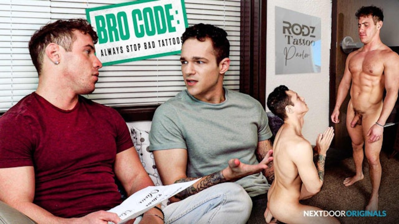 If You Dont Get The Tat, Ill SUCK your DICK - Jayden Marcos, Kyle  Fletcher - NextDoorStudios