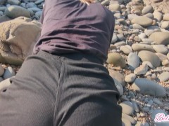 We Almost Got Caught - Risky Beach Sex (juicy Lousie)