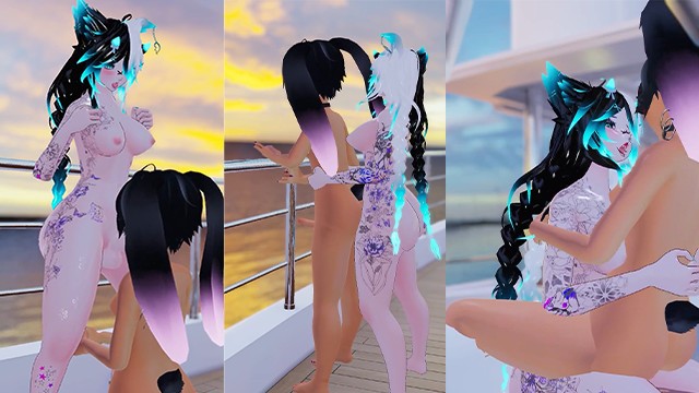 Futa Mommy трахает своего друга на морской прогулке 🛥️ и кончает в Hot Tub - VR ERP (ft. Widgey Bun)