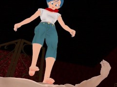 Bulma Trample Footjob
