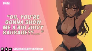 [F4M] I Want The Sausage In Your Pants! [Fourth of July] [Public Teasing] [Deepthroat]