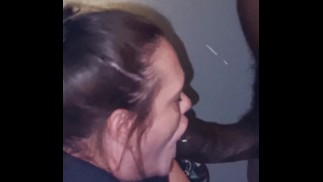 Giving a thick dick amazing head