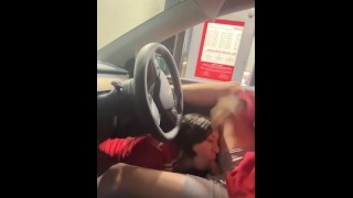 Hawk Tuah In The Tesla Sextivities Drive-Through Video #2