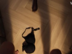 Try to survive this BALLBUSTING to deserve a view of my new boobs