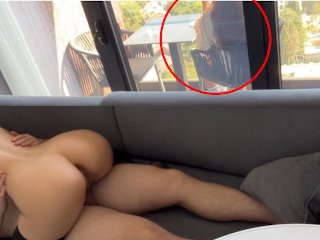 Screen Capture of Video Titled: I called a prostitute for my husband and smoked on the balcony while they fucked