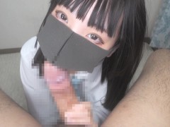 制服ネクタイをした女子〇校生がおちんぽを丁寧になめまわしたら…。口内射精でザーメンを受け止めちゃう💓 - Screenshot 14 of 16 - 主観