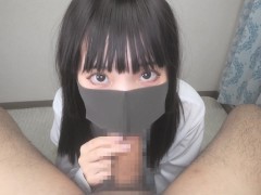 制服ネクタイをした女子〇校生がおちんぽを丁寧になめまわしたら…。口内射精でザーメンを受け止めちゃう💓 - Screenshot 3 of 16 - 女子高生
