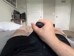 Teasing edging in my boxers *asmr moaning* *huhe cumshot*