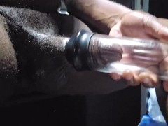 Penis pump session ending - Screenshot 4 of 16 - Big Penis