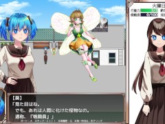 【#01 魔法少女オパールライブ（体験版）】巨乳変身RPGエロゲーム。集団でぶっかけられ口内射精される。 - Screenshot 3 of 16 - エロゲ実況