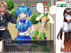 【#01 魔法少女オパールライブ（体験版）】巨乳変身RPGエロゲーム。集団でぶっかけられ口内射精される。 - Screenshot 6 of 16 - Hentai