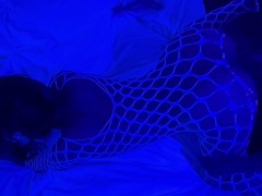 ブラックプレイに反応する白いコスチュームと肌色のコントラストがエロい♡白濁汁、潮吹きのヌルヌル感♡ - Screenshot 11 of 16 - Black Lightning