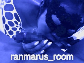 ブラックプレイに反応する白いコスチュームと肌色のコントラストがエロい♡白濁汁、潮吹きのヌルヌル感♡