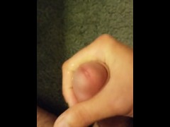 Solo Masturbation cum shot