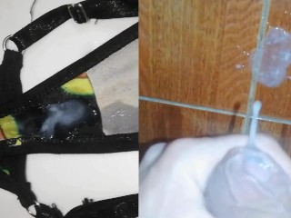 维诺佐阴茎的两次浓烈精液和大量乳汁