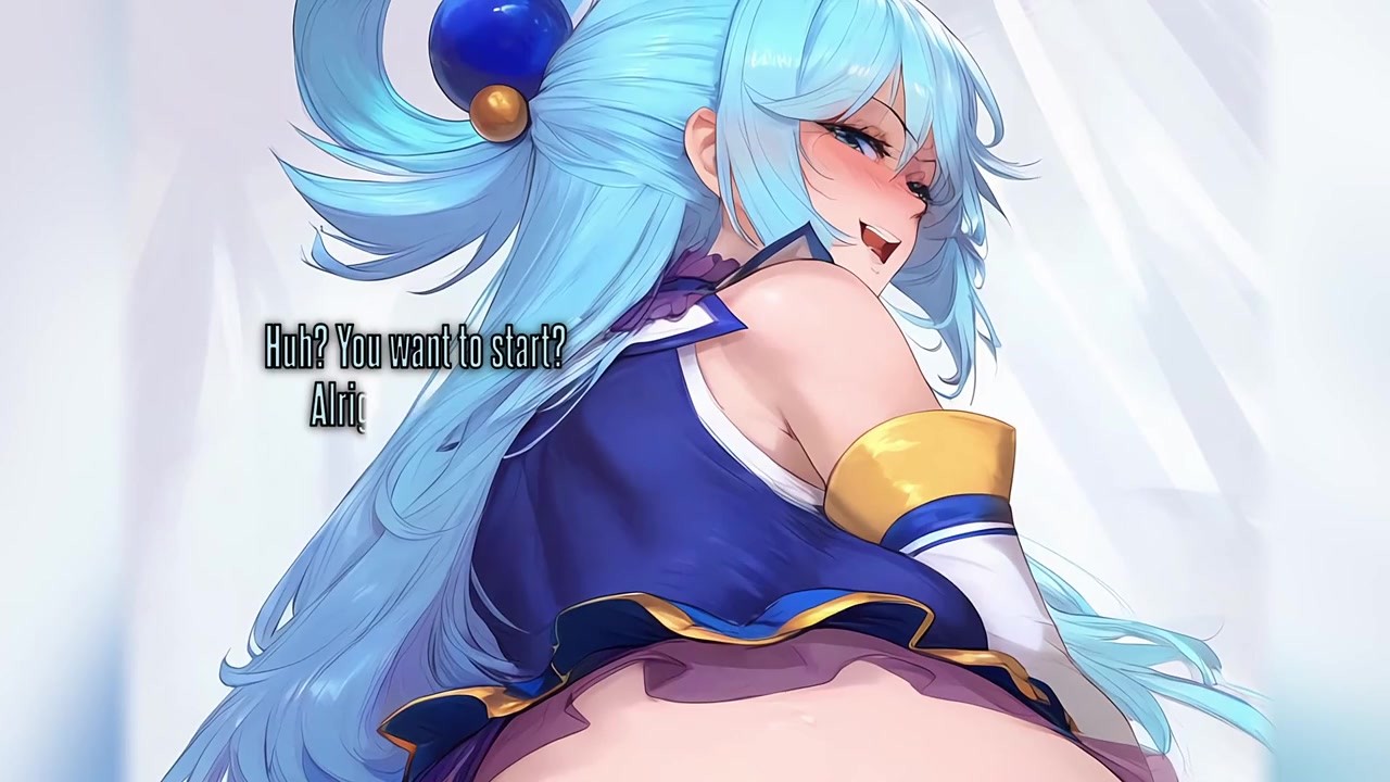 Aqua's luck porn