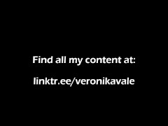Goth Tgirl with Strokes with Latex Gloves and Shows Feet