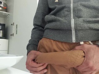 Home alone and my Friend came to Dinner, the Food and my Big Cock was on the Menu