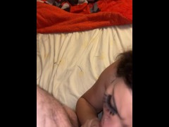 Sucking daddies Cock till I empty His Balls🥵😋