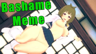 Lazy Meme Bashame get Creampied Hentai Shikanoko Unzensiert