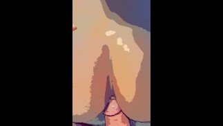 Cartoon cock cumming so fast