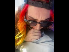 Sexy MILF slurps me up on Freeway - Screenshot 15 of 16 - Dyed Hair