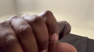 Nawghty boy strokes his dick solo male