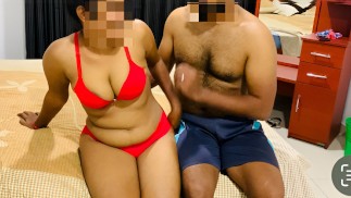 හස්බන්ඩ් නැතිවෙලේ ගෙදරට පැන්න කුඩ්ඩා දුන්න සැප.Cumshot in my step-sister while no one at home.