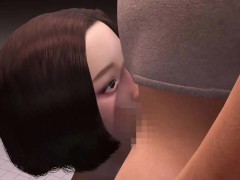 【時間を止めて生意気な後輩に倍返し 実況(体験版)】時間停止リアル３Dアニメーションエロゲー。爆乳JDにエロいことする。 - Screenshot 10 of 16 - エロゲ実況