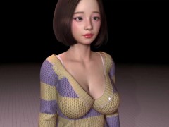 【時間を止めて生意気な後輩に倍返し 実況(体験版)】時間停止リアル３Dアニメーションエロゲー。爆乳JDにエロいことする。 - Screenshot 5 of 16 - エロゲ実況