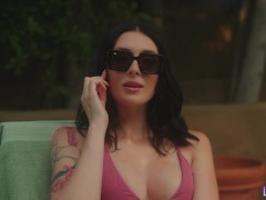 LUCIDFLIX The pool with Charlotte Sins - Screenshot 5 of 16 - Blowjob