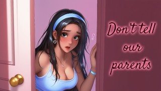 Stepsister Discovers You're Listening To Her Erotic Pornographic Female ASMR