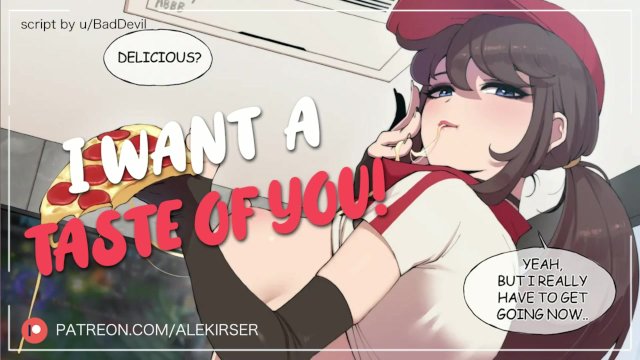 "You're My Good Boy..." The Tomboy Pizza Delivery Girl Has a Sexy Secret!  ASMR Audio Roleplay