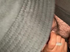 Cock and beer, cold blowjob