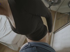 POV: Мачеха помогает мне сбросить напряжение перед свиданием, кончил ей в трусики - Screenshot 10 of 16 - Pussy Jerk Off