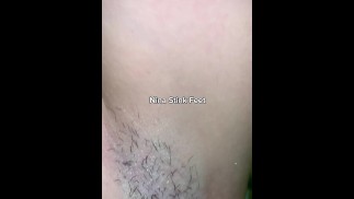 Verschwitzte Achseln nach dem Training!