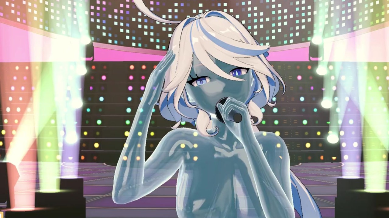 FURINA GENSHIN IMPACT SLIME GIRL LIVE SHOW [ genshin impact hentai r34  animation ]